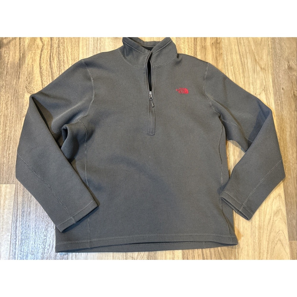 North Face Jacket Gray And Pink Hit Men's XL